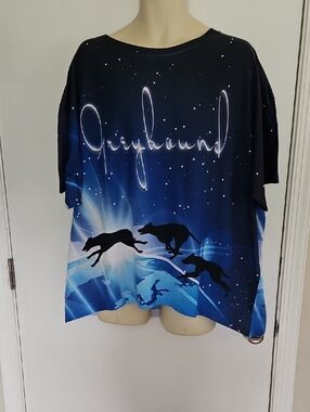 2018 Running Greyhounds Galaxy Star Shirt Size 2X